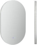 Kleankin Oglindă de Perete cu Lumină LED în 3 Culori și Funcție Anti-Aburire, 81x51x4.5 cm, Transparent | Aosom Romania (834-589V00CR)