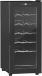 HomCom Frigider pentru Vinuri, Frigider de Vin cu Control al Temperaturii, Ecran Tactil Digital și Lumină LED, 18 Sticle, 34.5x45x78 cm, Negru (800-196V90BK)