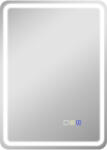 HomCom Oglindă de Baie Bluetooth LED 50 x 70 cm cu Anticeață - Argintiu | Aosom Romania (834-849V00SR)