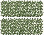 Outsunny Gard Decorativ Artificial, Protecție UV, Ideal pentru Intimitate în Spații Interioare/Exterioare, 200x100x8 cm, Verde | Aosom Romania (844-803V00GN)