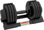 SPORTNOW Ganteră individuală ajustabilă, 2, 7/5/7, 3/9 kg, ganteră cu bol de depozitare, cu mânere antiderapante, negru | Aosom Romania (A91-335V01BK)