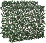 Outsunny Gard Artificial Extensibil cu 2 Secțiuni din Poliester și Ratan, 200x100 cm, Verde | Aosom Romania (844-658V00GN)