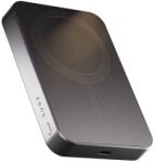 ZENS Slim Qi2 vezeték nélküli powerbank 10000mAh fekete alumínium ZEPP10B/00 (ZEPP10B/00)