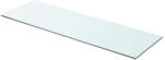 vidaXL 80x25 cm Átlátszó Panel Üvegpolc