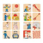 Goki fa memo játék, foglalkozások, 36 db