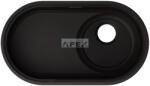 BLANCO OOVALON 700-IF mystic black mosogató, VELGRANIT, lefolyó nélk (527991)