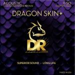 DR Strings Dragon Skin+ Coated Phosphor Bronze Custom Light 3-Pack Akusztikus gitárhúrok (DAP-11-3PK)