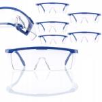 Rosfix 5 db Rosfix védőszemüveg készlet, polikarbonát, állítható, színtelen (ZESTAW-COSG-XR6Y)