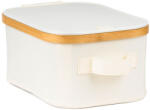 G21 Cutie de depozitare G21 24 x 30 x 15 cm, bambus cu capac, bej
