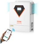 VEVOR Hibrid napelemes inverter 24V 230V rendszerhez 3500W teljesítménnyel, 100A MPPT töltésvezérlővel, tiszta szinuszú, off-grid rendszerhez (INVERTER_197988508984)
