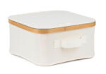 G21 Cutie de depozitare G21 30 x 30 x 15 cm, bambus cu capac, bej