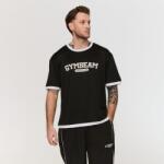 GymBeam Мъжка овърсайз тениска Varsity Black XL