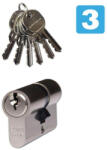 RICHTER insert cilindric 35+35 6cl. Ni, clasa a 3-a de securitate RICHTER