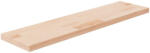 vidaXL Kezeletlen Tömör Tölgyfa Polclap 80 x 20 x 2, 5 cm