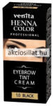 Verona Venita Henna Color Tartós Szemöldök És Szempilla Krémfesték Fekete 2x15g