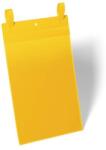 DURABLE Logisztikai zseb, A4, álló, DURABLE, szalaggal, sárga (175004) - kellekanyagonline