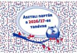 REALSYSTEM Asztali naptár tanévhez igazodó 2026-2027 REAL (7836-00)