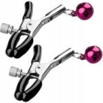 TOYJOY Acél Csatok Mellbimbó Vagy Csikló Csipeszek Bdsm Állítható 2db (8713221461322)