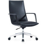 Antares Vezetői Forgószék Carlo M Fekete Bőr (AAD257)