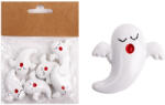  Halloweeni Dekor Figura Polirezin 3, 4 cm 6 Darab/Csomag Szellem (QX047001)