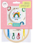 dpCraft Keresztszemes Hímző Készlet 12, 5 cm Szivárvány (DSM106151)