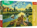 Trefl Familia Treflik: Hrănirea capibarei, puzzle de 100 de piese - Trefl (16563) Puzzle