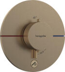 Hansgrohe ShowerSelect Comfort S, rejtett termosztát 1 készülékhez és további kifolyócső, szálcsiszolt bronz, HAN-15562140 (HAN-15562140)