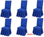 DELFIN Huse Elastice Pt Scaune, Universale, 6 Buc. /Set, Jacquard, Cod TRS104