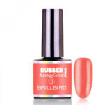 BrillBird - Rubber Gel Base&color - 03 - Coral - White Shine - 8ml