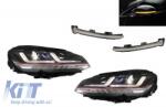 OSRAM Teljes LED fényszórók VW Golf 7 VII 12-17 Dinamikus tükör irányjelyzőkkel Kompatibilis: VW Golf VII (2012-2017) balkormányos gyári Xenon fényszórókkal és halogén nappali menetfénnyel (DRL) Nem (COLEDD
