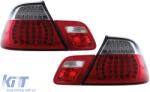 KITT Lightning LED Taillights suitable for BMW 3 Series E46 Cabrio (2000-03.2003) Red White (TLBME46C)