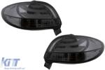 KITT Lightning LED hátsó lámpák Peugeot 206 ferdehátú 3/5 ajtóshoz (1998-2004) fekete füst (TLPE206BLED)