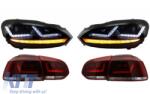 OSRAM Xenon fényszórók VW Golf 6 VI 08-12 modellekhez - LEDriving hátsó lámpa, dinamikus fény (COLEDTL102GTI)