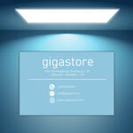  Cégtábla keret nélkül : Színek - Fekete