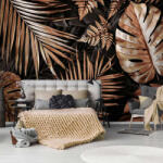 Consalnet Arany monstera levél mintás vlies fotótapéta 520x318cm