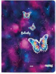 KARTON P+P Lepkés füzet A/4, 40 lapos, vonalas, OXY Butterfly 444 (KPP-6-90726) - officetrade
