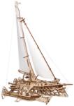 UGears Puzzle 3D, Trimaran Merihobus, Ugears, lemn, 237 piese