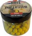 BritBaits Pop Up fluo Vajsavas-Ananász 7 mm