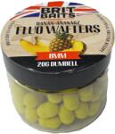 BritBaits Fluo Wafters Dumbell Banán-Ananász 8mm