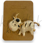  Fehár bocis kitűző