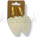  Fehér sellő fülbevaló