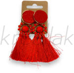  Gyöngyös, bojtos fülbevaló