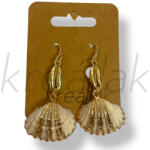  Arany kicsi kagylós fülbevaló