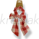  Piros kocás masni hajgumi