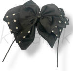  Fekete pöttyös karmos masni hajcsat