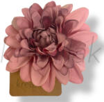  Mályva virág hajcsipesz, kitűző