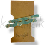  Türkízkék mintás hajcsat szett