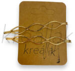  Arany színű hullámos csat