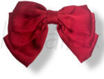  Piros szatén masni hajcsat