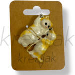  Páros cica kitűző